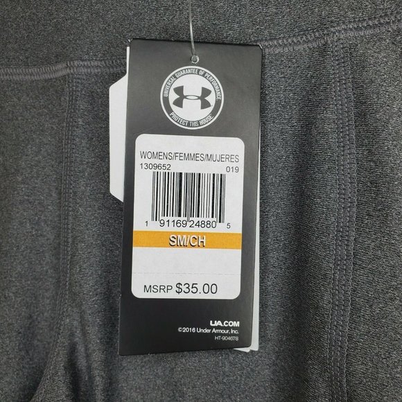 Women's Under Armour HeatGear Compression Yoga Leggings Capri Pants - Size Small - Picture 3 of 11